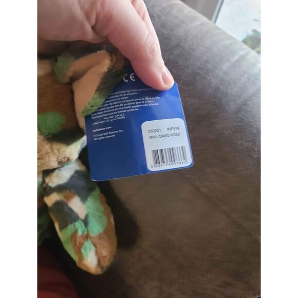 Build a Bear Great Wolf lodge camo wolf bear - Picture 2 of 4